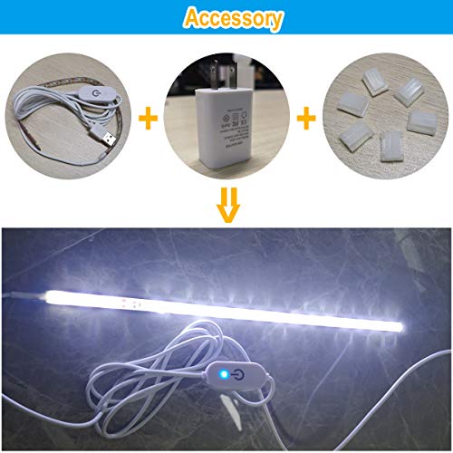 Amazing power Bright Sewing Strip Light with Touch Dimmer Cold White 6500K