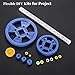 Lost Ocean 80Pcs Plastic DIY Robot Gear Kit Gearbox Motor Gear Set For DIY Car Robot