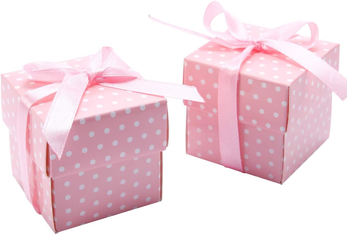20 cajas de regalo para invitados, para bodas, baby shower, bautizo