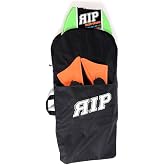 RIP BODYBOARDS Durable Nylon Bodyboard Bag &ndash; Heavy-Duty Backpack Style Cover for Boards up to 42&rdquo; &ndash; Protective Surf Board Carry Bag with Storage Pocket for Fins, Wetsuit &amp; Wax &ndash; Black