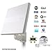 Outdoor TV Antenna for Multiple TVs,ANTOP 65 Miles Digital Amplified Outdoor RV/TV Antenna 360 Degree Omni Directional for UHF/VHF Reception Enhanced with Tools-Free Installation and Signal Splitter