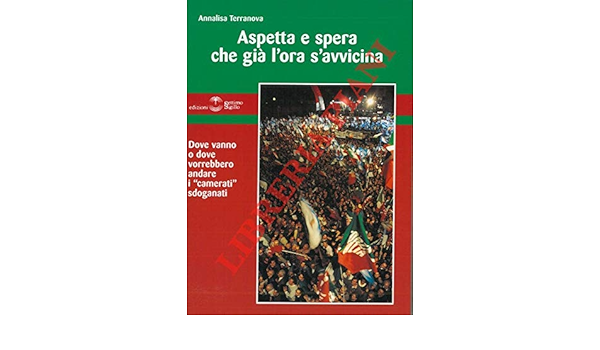 Aspetta E Spera Che Giˆ L Ora S Avvicina Dove Vanno O Dove Vorrebbero Andare I Camerati Sdoganati Terranova Annalisa Amazon Com Books