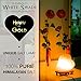 WhiteSwade Iconic 'Hearts of Gold' Himalayan Salt Lamp with Neem Wood Base, 6ft UL-Approved Dimmer Switch Cord and 15W Bulb. Authentic Himalayan Rock Crystal.Perfect gift Idea, Popular Feng Shui Decor