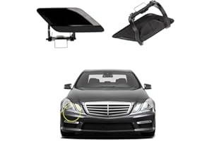 GOHOLY Car Front Bumper Headlight Washer Nozzle Cover Cap Compatible with Mercedes Benz E-Class W212 E300 E350 E400 E550 2008 2009 2010 2011 2012 2013 Headlight Cleaning Cover 2128600208 Water Spray Cover