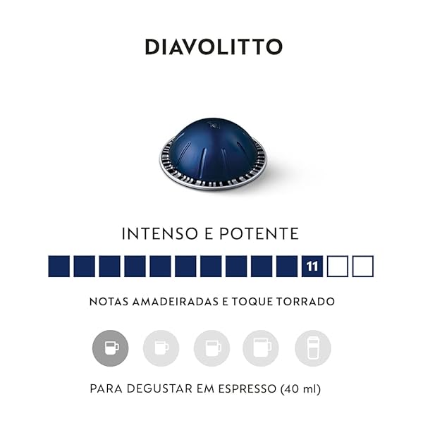 DIAVOLITTO RISTRETTO/ESPRESSO CAPSULES, 10-PACK BY NESPRESSO