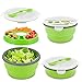 Smart Planet Eco Collapsible Salad Bowl, 65 oz, Green