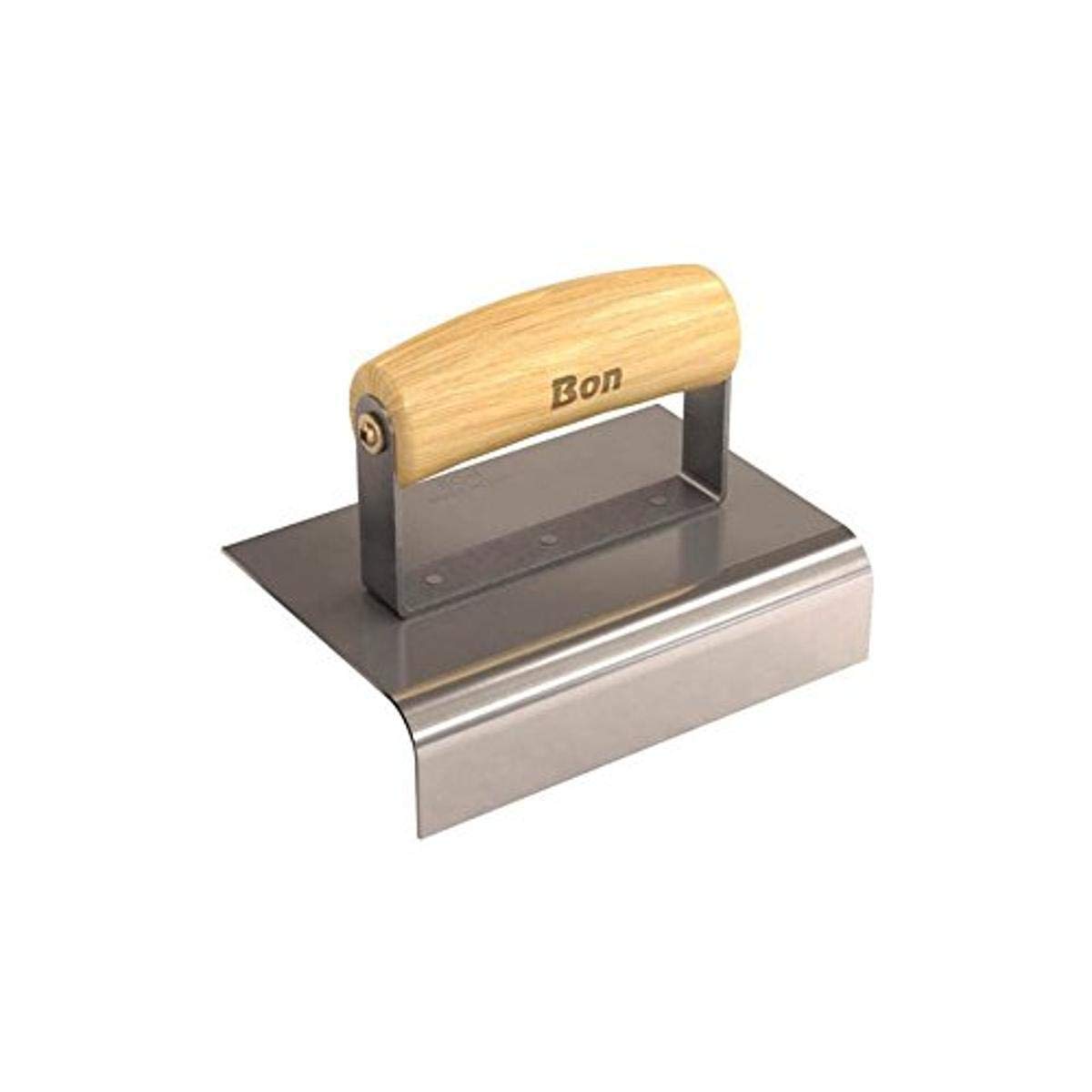 Bon 12-446 6/4-inch Stainless Steel Concrete Sidewalk Edger with Wood Handle