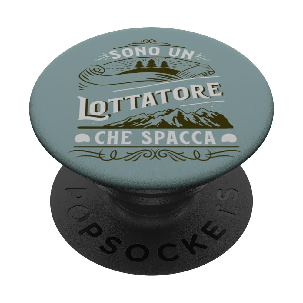 Lottatore Che Spacca Regalo Divertente Per Lottatori Lotta PopSockets Swappable PopGrip