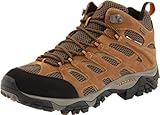 Merrell Men’s Moab Mid Waterproof Hiking Boot,Earth Leather,12 M US, Shoes Direct