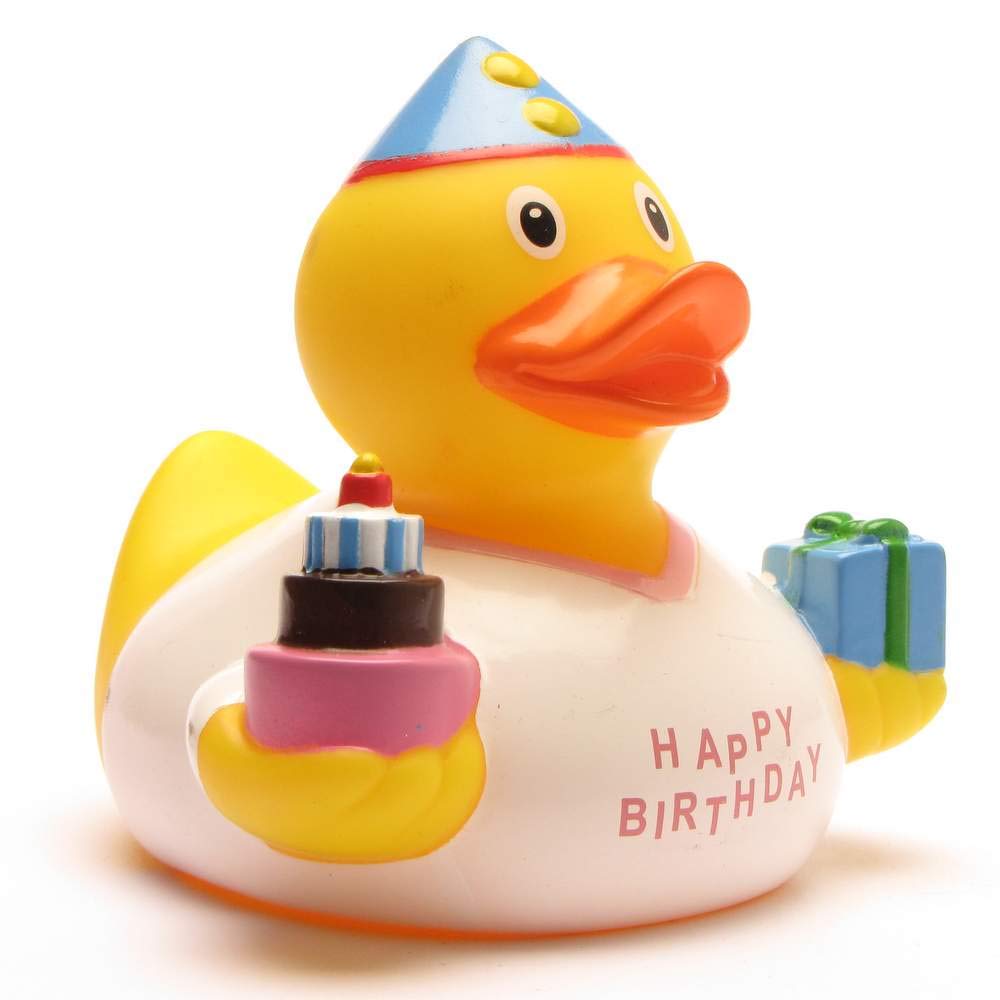 Rubber Duck Happy Birthday girl Amazon.co.uk Baby