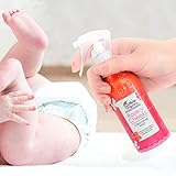 Rose-y Cheeks, Natural Organic Luxe Cleansing Mist for Your Baby's Cute Tushy; Soothing Spray-On No-Rinse Cleanser With Organic Rose Water, Calendula and Chamomile Extract for the Diaper Area; 4 fl oz