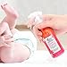 Rose-y Cheeks, Natural Organic Luxe Cleansing Mist for Your Baby's Cute Tushy; Soothing Spray-On No-Rinse Cleanser With Organic Rose Water, Calendula and Chamomile Extract for the Diaper Area; 4 fl oz