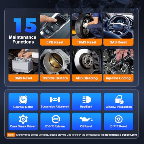 XTOOL D6 OBD2 Scanner Diagnostic Tool, 2026 Full System Car Scanner with 15+ Services, ABS Bleed/SAS/EPB/BMS/Injector Coding, Lifetime Free Update, Automotive Scan Tools with FCA AutoAuth, CANFD, 64GB