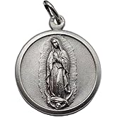I G J OUR LADY OF GUADALUPE MEDAL (THE TILMA OF GUADALUPE)- THE PATRON SAINTS MEDALS - 100% MADE IN ITALY
