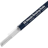 All Metal Brazing Rods,1/16''x13'' Flux Core All Metal Brazing Rods All Metal Repair,All Metal Welding Rods for Propane Torch 20 Rods