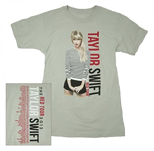 TAYLOR SWIFT T-SHIRT VINTAGE SILVER STRIPES TOUR TEE, XX, X, Small or Medium (Medium) (Taylor Swift Best Images)