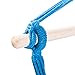 SUNMERIT Hanging Rope Hammock Chair Swing Seat for Indoor or Outdoor Spaces,275 lbs Capacity,2 Seat Cushions Included (Blue & Green Stripes)