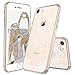 iPhone 8 Case, iPhone 8 Clear Case, MOSNOVO White Henna Mandala Floral Lace Clear Design Printed Hard with TPU Bumper Protective Back Case Cover for iPhone 8 (2017)