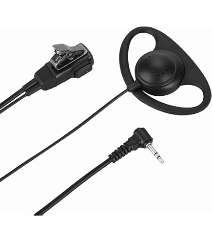 Oreillette Talkie-Walkie TWAYRDIO - Prise 3.5mm - Tube à Air Caché - Compatible Motorola, Kenwood - Pour Sécurité, Randonnée