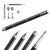 Kalogl Stylus 4 In 1 For All Capacitive Touchscreen Artist Stylus Pen Brush Drawing Gift (Black With packaging)