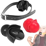 Heuceo Tongue Fixed Bondage Ball Gag for Sex, Open