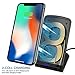 Fast Qi Wireless Charger, Fodlon Wireless Charging Pad for iPhone 8 / 8 Plus, iPhone X, Samung Galaxy Note 8, S8 / S8 Plus, S7 / S7 Edge [No AC Adapter] [Black]