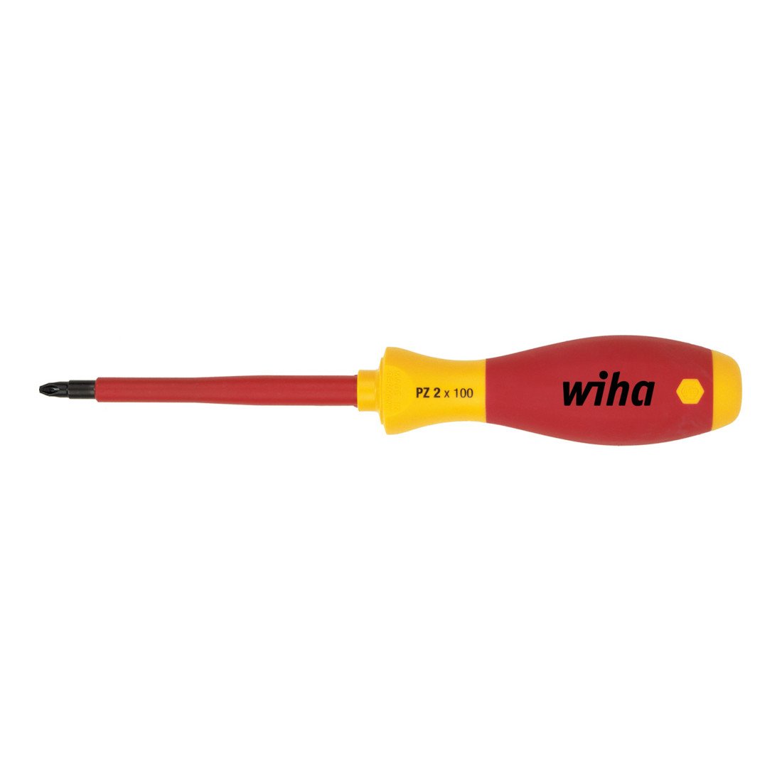 Wiha WHA-00878 PZ1 x 80mm VDE Soft Finish Screwdriver