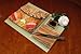 Pacific Merchants Acaciaware 16.5- by 5.5-Inch Acacia Wood Oval Baguette Serving Tray
