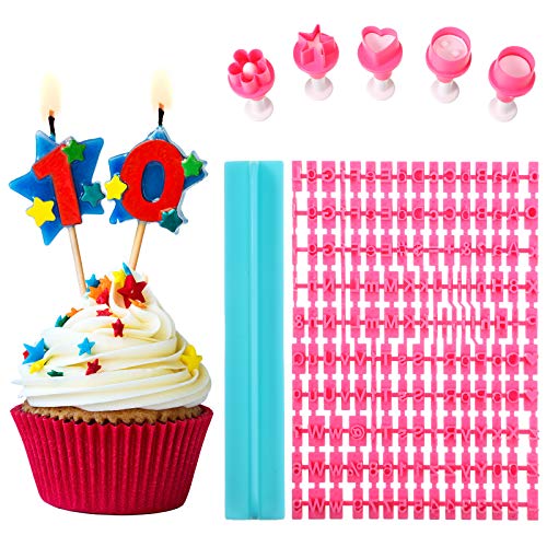 330 Pieces Alphabet Number Cookie Stamps Letters Punctuation Biscuit