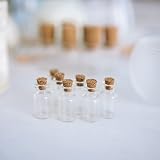 Udewo 10 Pcs Small Glass Bottles with Cork Lids 6ml Mini Vials for DIY Crafts view 7