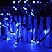 Lalapao M5 Battery Operated Xmas String Lights 100 LED Outdoor Lights Clear Mini Fairy Christmas Lighting Decor for Indoor Tree Garden Patio Lawn Party Home Holiday Wedding Decorations (Blue)
