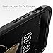 iPhone 8 plus Case, iPhone 7 plus Case, Clear Scratch Resistant Transparent Back Cover with TPU Rubber Shock Bumper for iPhone 8 plus & iPhone 7 plus Air Space Shockproof -Black