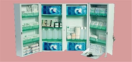 Medizinschrank, 2 Türen, ausreichend für 20 Personen: Amazon.de