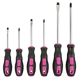 The Original Pink Box PB6SD 6-Piece Screwdrivers Set, Pink