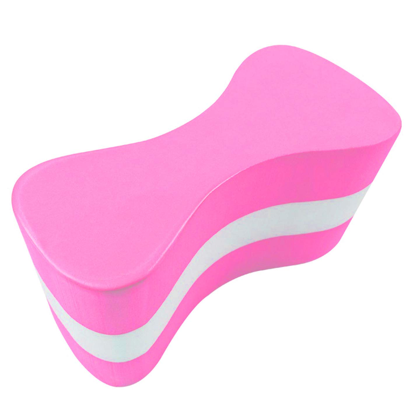 Verisa Swim Pull Buoy, Foam Float Kick Legs Board for Kids Adults Pool Swimming Safety Training - Pink+ White