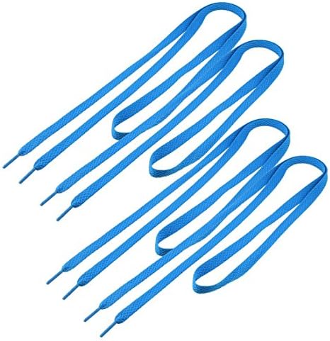 2 Pairs boot uk colorful color bright colored custom strings kids long cool shoelace online sneaker no Flat Blue Sports Shoes String Shoelaces Turquoise for Unisex