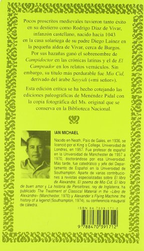 Poema del Mio Cid (Clasicos Castalia) (Clasicos Castalia...