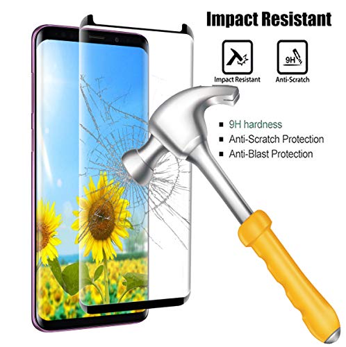 image for my-handy-design [2 Pack] Galaxy S9 Plus Screen Protector, S9 Plus Temp