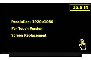 GBOLE 15.6" New Screen Replacement LP156WFD-SPK2 LP156WFD(SP)(K2) for Dell Inspiron 15 3511 FHD 1920x1080 40Pin Touch Screen LED LCD Display Screen Panel (Only for Touch)
