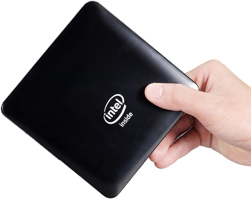 Fanless Mini PC Windows 10 (64-bit) [Intel X5-Z8350/4GB/64GB/Dual-Band Wi-Fi/Gigabit Ethernet] Mini Desktop Computer with Mounting Bracket