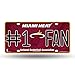 Rico Industries NBA Miami Heat #1 Fan Metal License Plate Tag