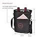 Vina 2 Bottle Wine Tote Carrier, Portable Insulated Carrying Bag Wine Holder with Adjustable Shoulder Strap + Corkscrew - Great Gift, Perfect for Travel, Beach Day