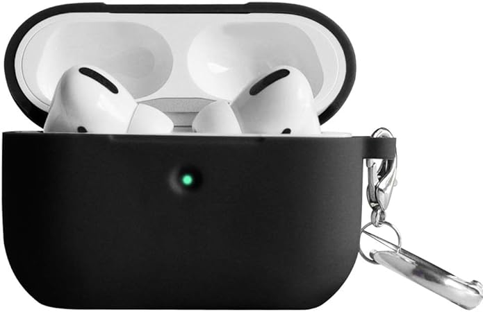 Amazon 最新発売 Airpods Proケース エアー ポッズ プロケースairpods Pro カバー シリコン製 耐衝撃 軽量小型 高級感 Airpods Pro 保護ケース Airpods 3 イヤホン収納 カバー ブラック Mogou 家電 カメラ