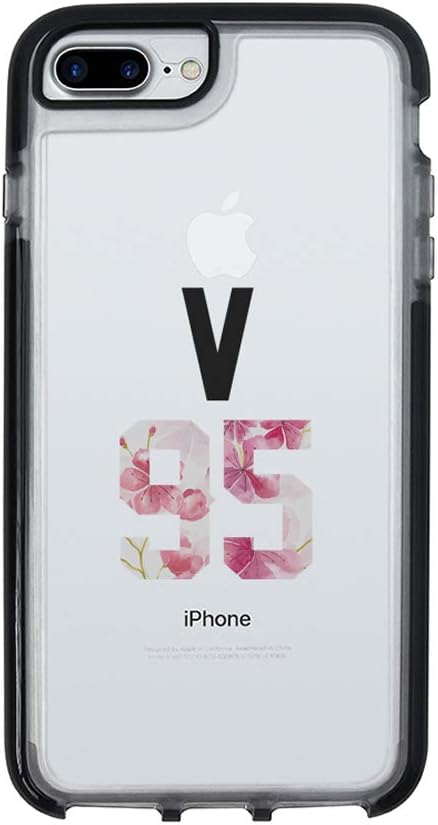 Ultra Slim iPhone Case - Silicone Protective Cover - Compatible for iPhone 8 Plus - V Aka Taehyung 95 - Hyyh Story - Taetae Cute Case - White Flexible Soft TPU Cover Case