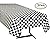 Pack of 3, Black & White Checkered Flag Table Cover Party Favor/Checkered Tablecloth/Disposable Checkered Racing Table Cover
