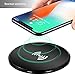 Wireless Charger - Qi Wireless Charging Pad Station for iPhone X / iPhone 8 and More Qi Enabled Device [No AC Adapter / Ultra Slim / Sleep-friendly]