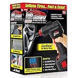 Air Hawk PRO Cordless Portable Air Compressor, Easy-To-Read Digital Pressure Gauge ...
