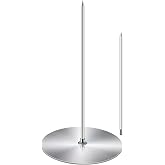 Vertical Skewer Grill - Stainless Removable Vertical Brazilian Barbecue | Barbecue Grilling Rack Meat Spit - Perfect for Stea