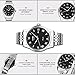 Men's Quartz Analog Watches,Aposon Classic Business Casual Roman Numeral Wrist Watch Dress Waterproof Watch with Stainless Steel Band