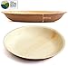 Leafily Palm Leaf Plates - 7 inch Round - Heavy Duty - Elegant - 100% Compostable - Better than Bamboo or Wood - Disposable - Biodegradable - Premium Party Plates - USDA Certified - 22 Count